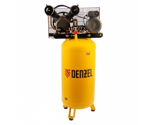 Компрессор воздушный BCV2200/100V, ременный привод , 2.3 кВт, 100 литров, 440 л/мин Denzell-58112